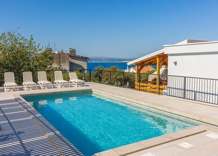 Malerisches Nur 700 Meter Zum Sandstrand Mit Herrlichem Meerblick, Pool, Grill Apartman